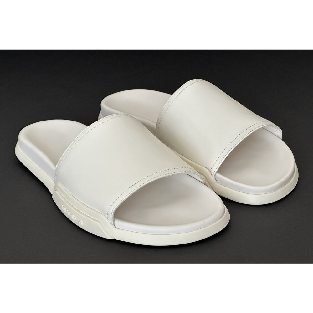 Giorgio Armani Men's Off White Sandals 9.5 US (8.5 IT) IT X2P085 IT NIB $645
